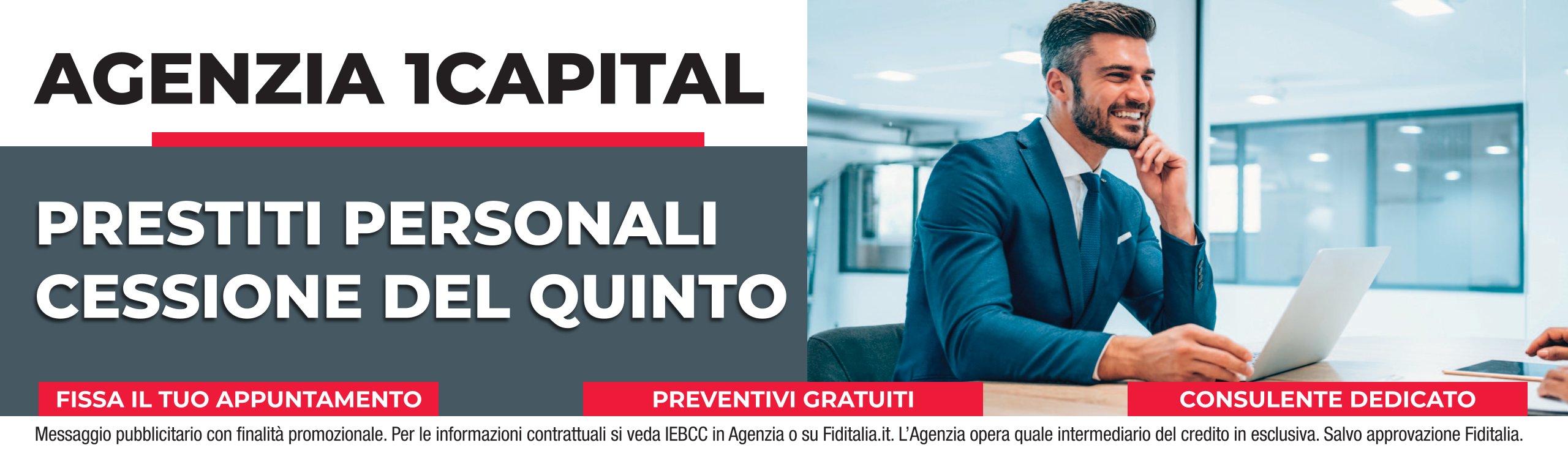 Contatti 1Capital Srl filiali Fiditalia - Prestiti personali, Cessione del quinto